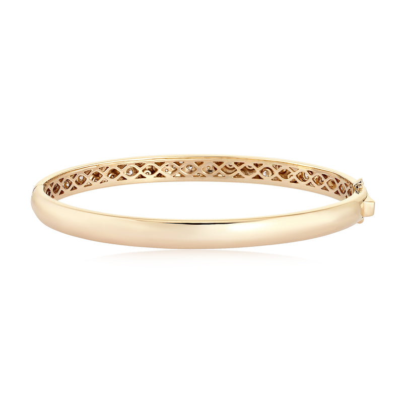 Speckled Round Diamond Bangle