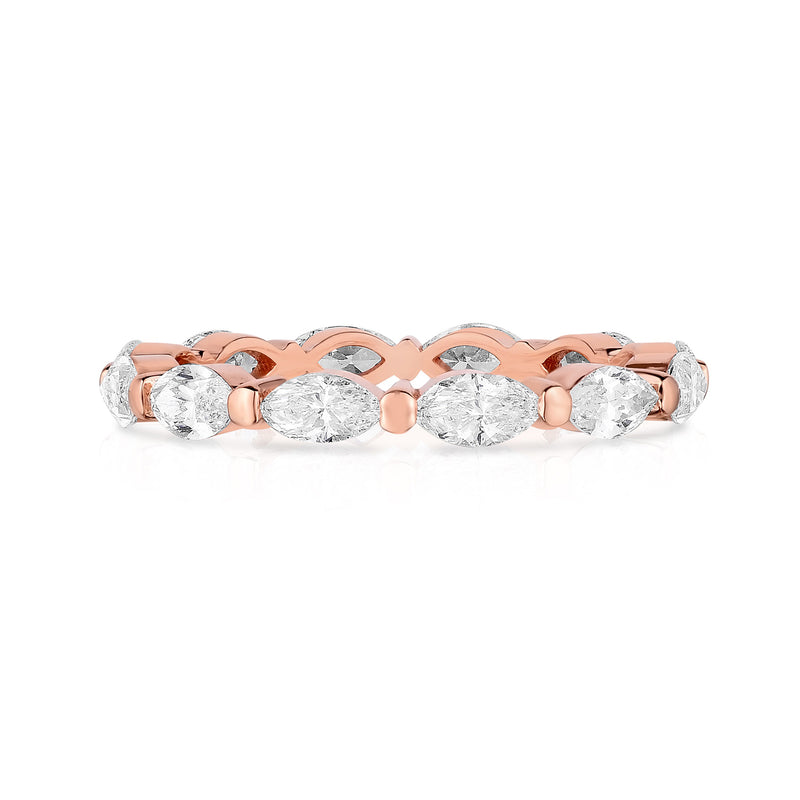 Rose Gold Marquise Eternity Ring