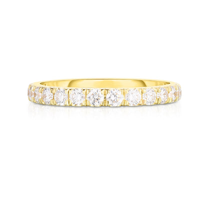 18K Yellow MicroPave Eternity Ring