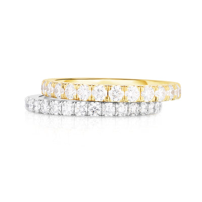 18K Yellow MicroPave Eternity Ring